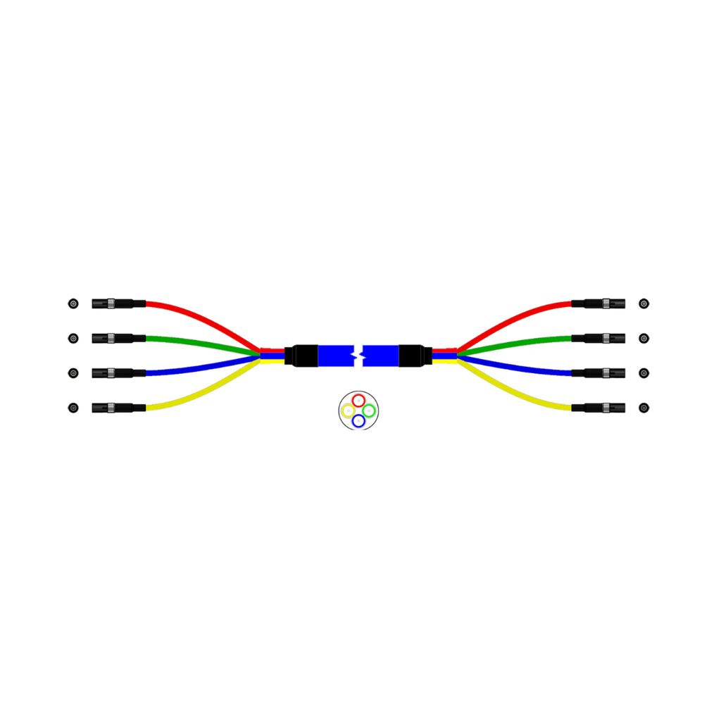 Components Express (CEI) CX-404-1-404-05 5M CoaXpress Cable Cable Colors Diagram View