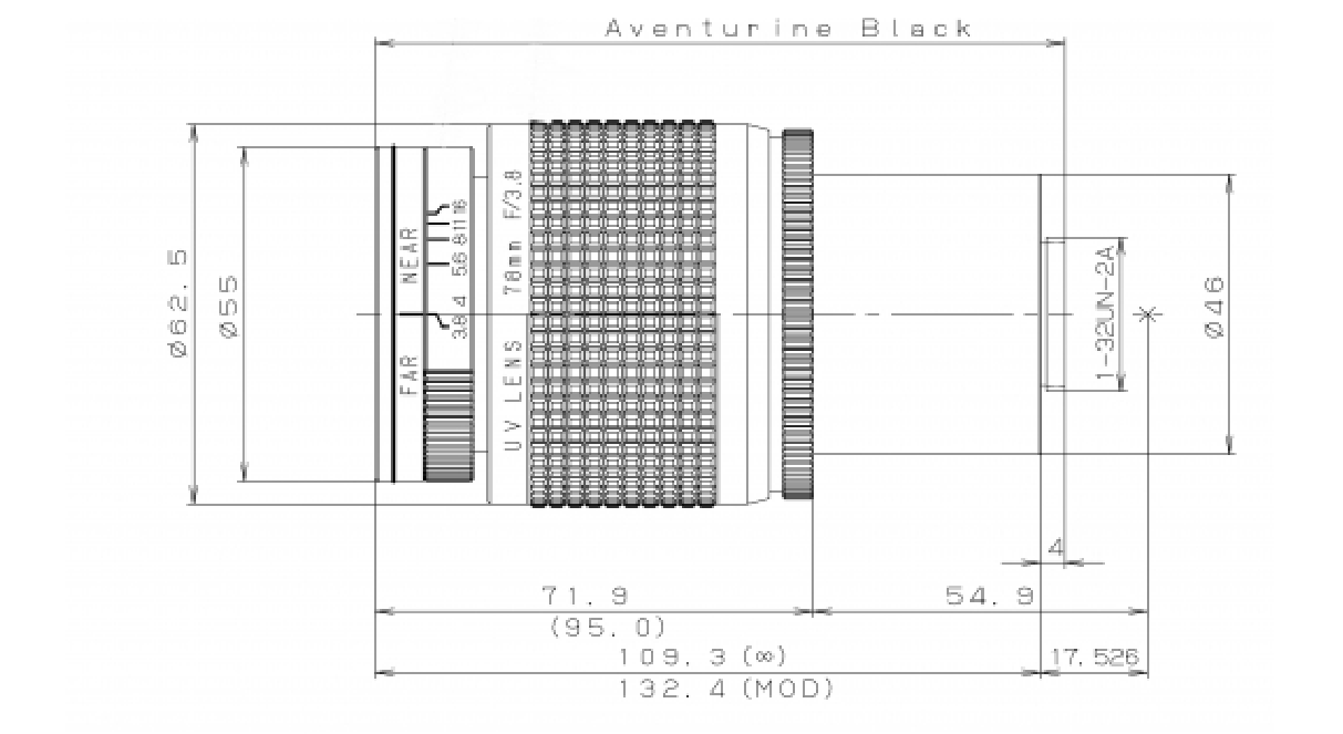 FL-BC7838-VGUV Dimensions Diagram