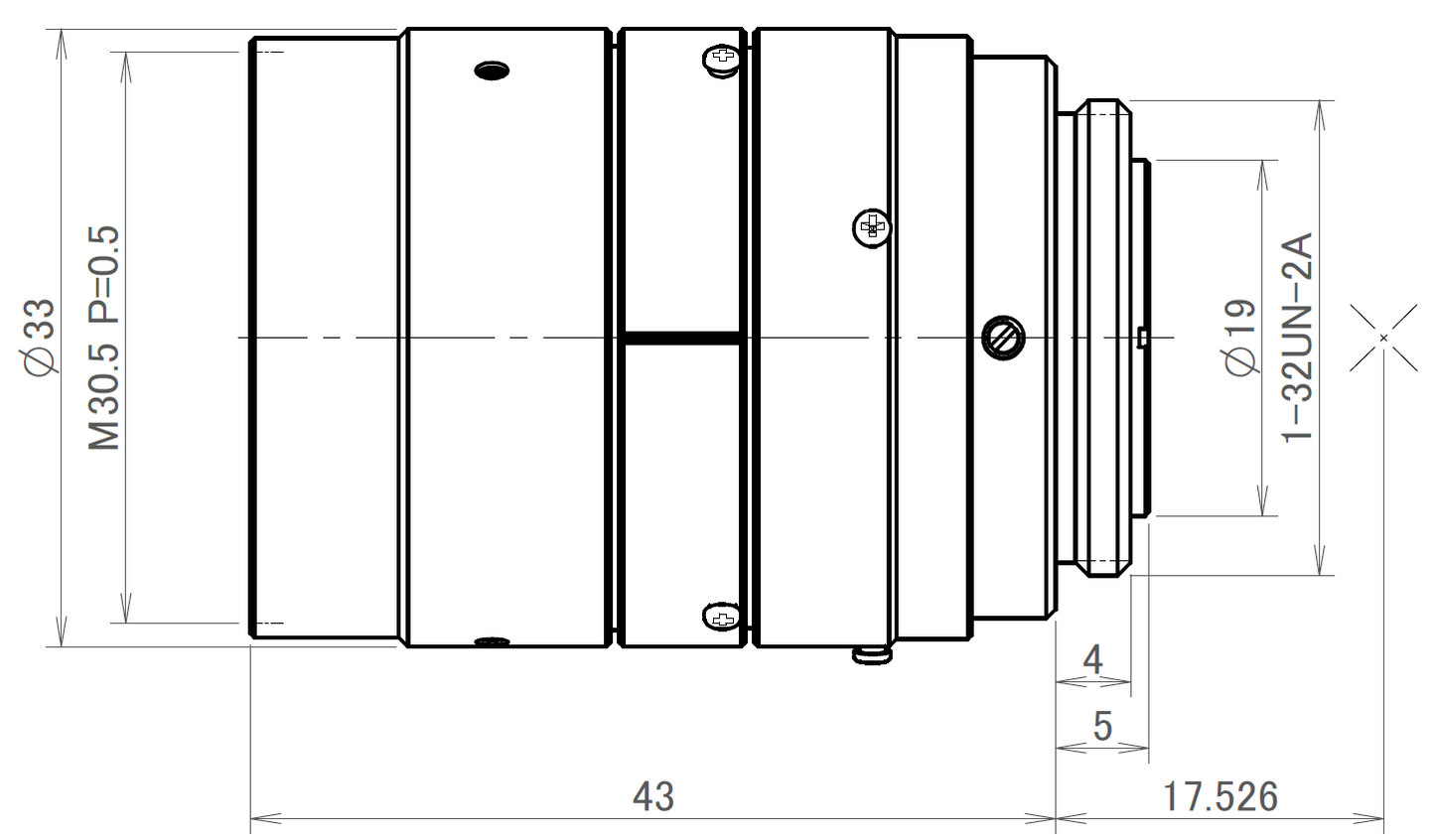 FL-CC0820-5MX Dimensions Diagram