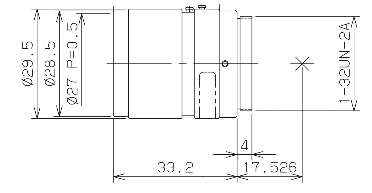 FL-CC1614A-2M Dimensions