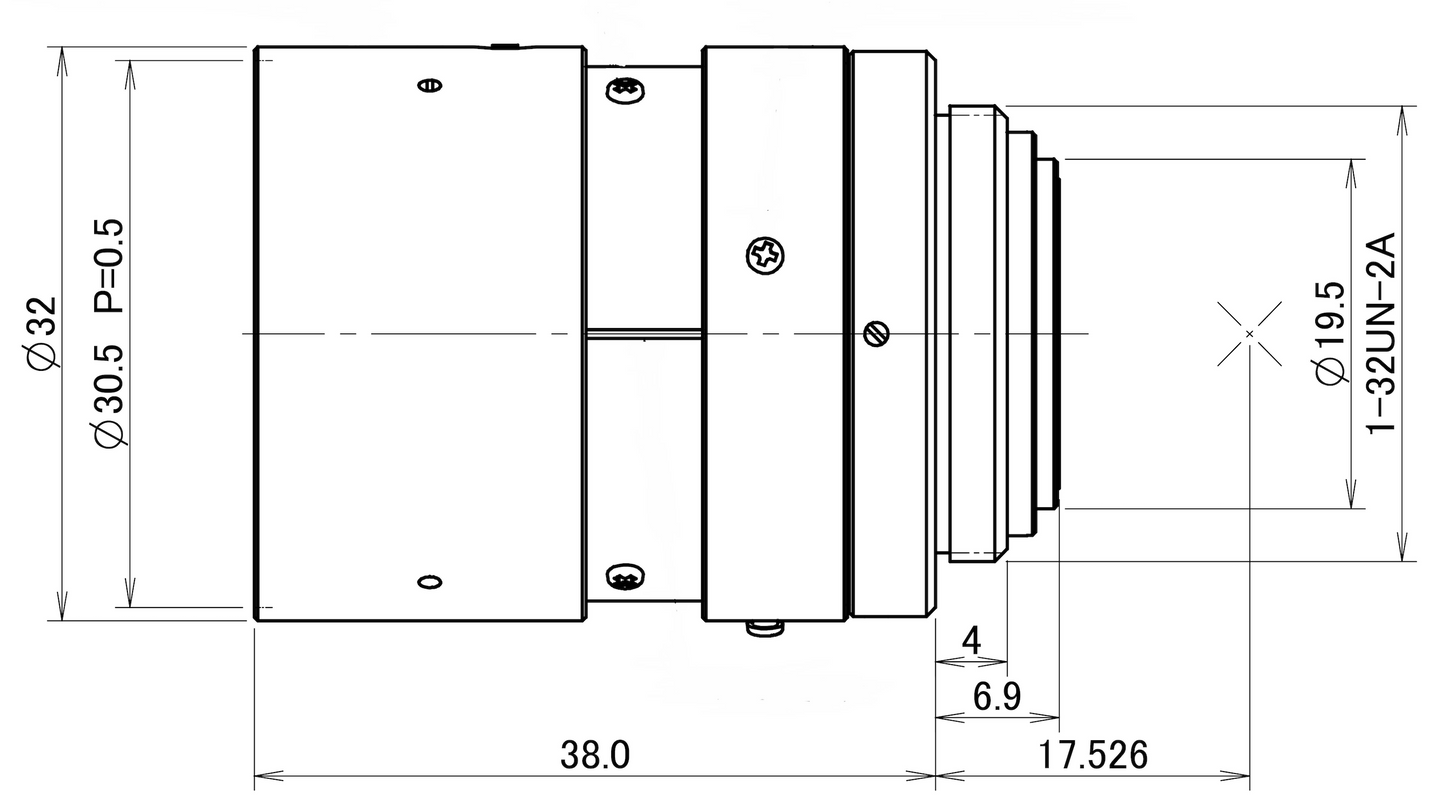 FL-CC2514A-2M Dimensions Diagram