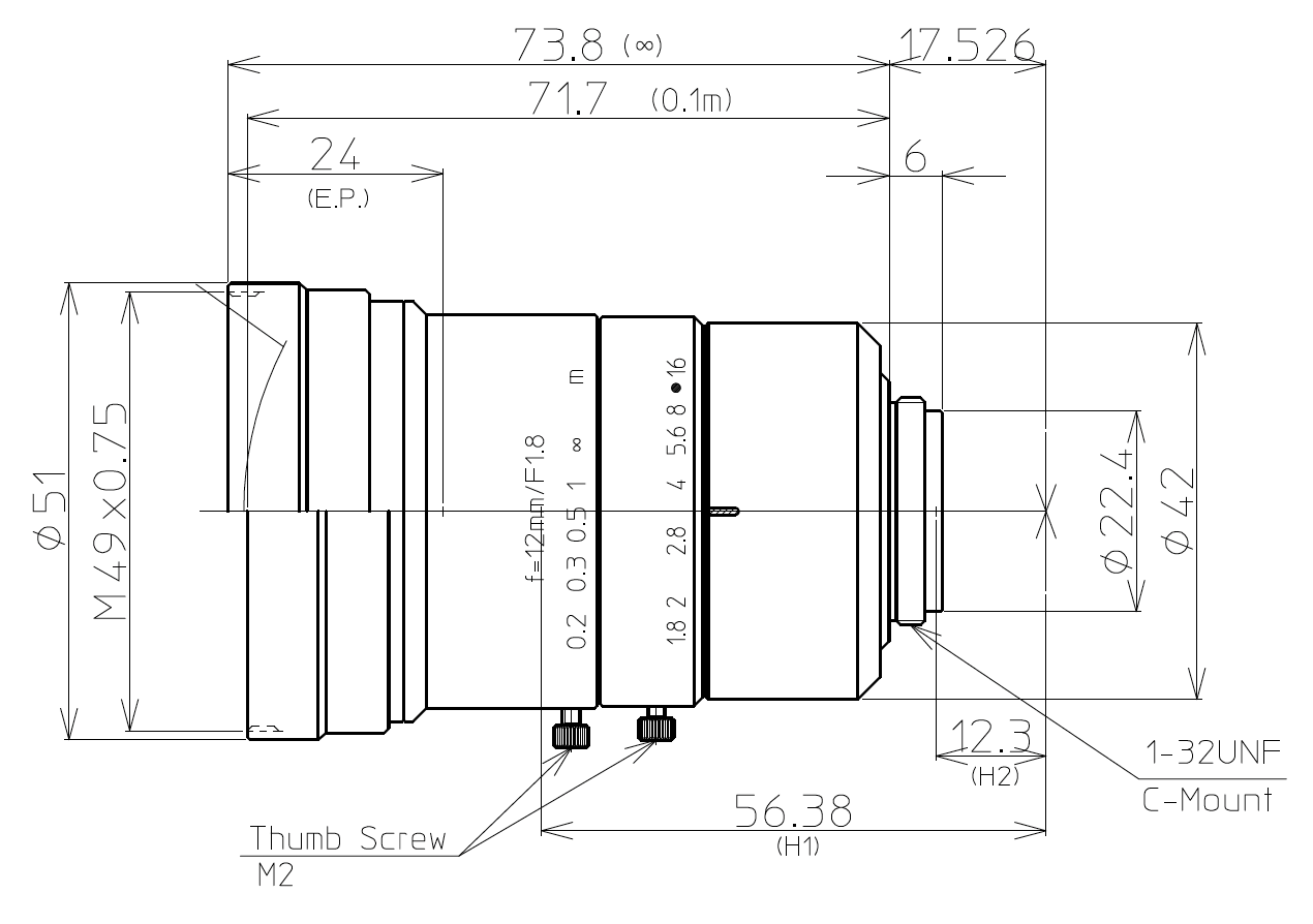 LM12FC24M Dimensions