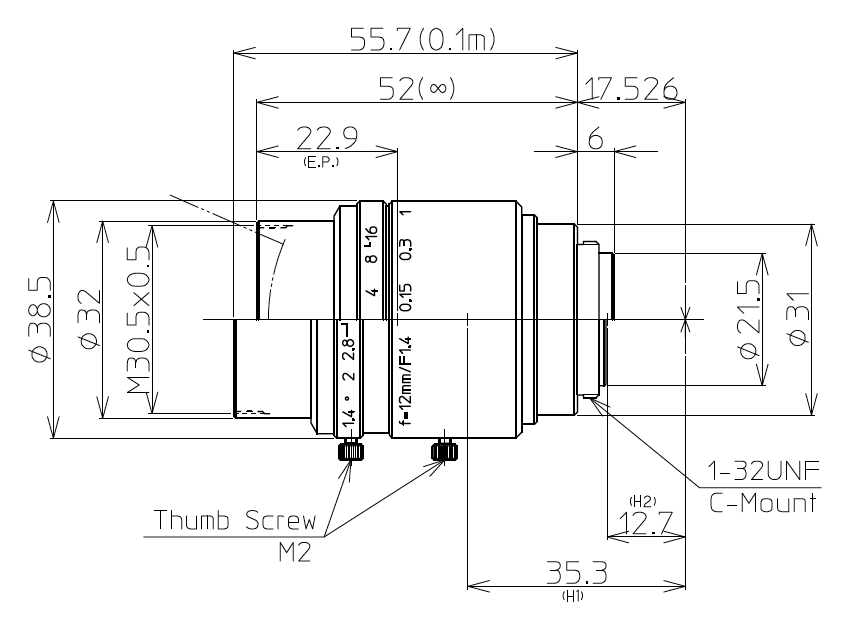 LM12JC5M2 Dimensions