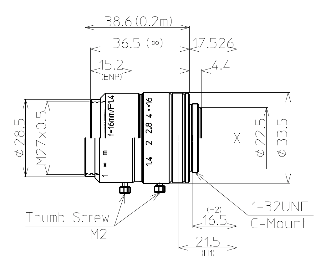 LM16JC1MS Dimensions