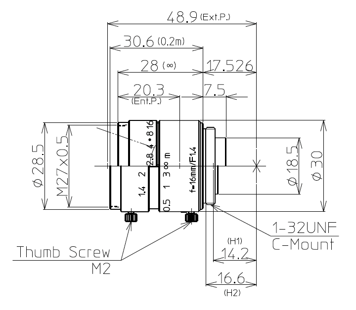 LM16JC Dimensions