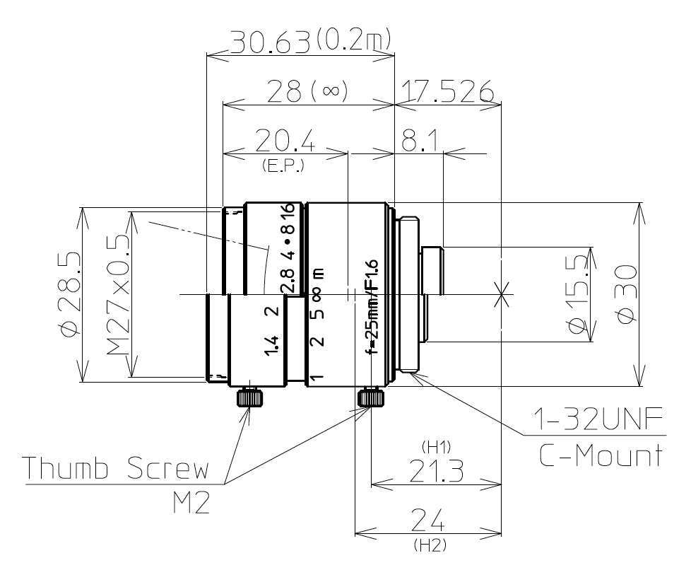 LM25JC Dimensions