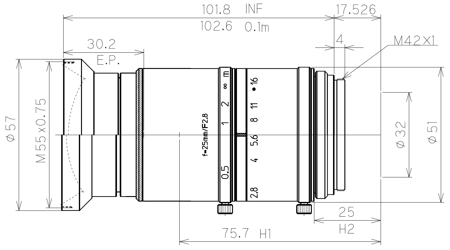 LM25VM42 Dimensions