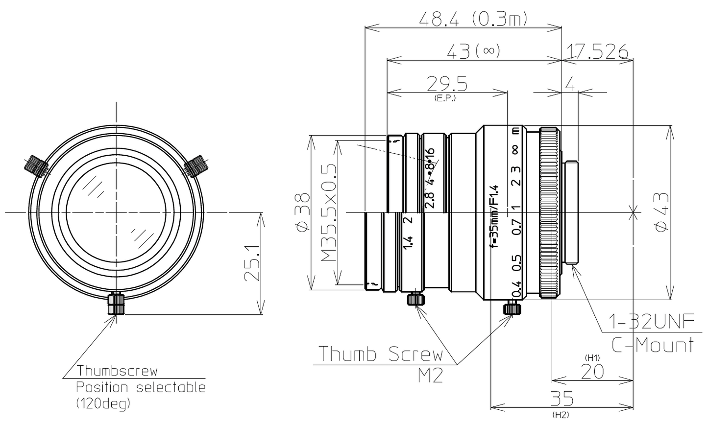 LM35HC-SW Dimensions