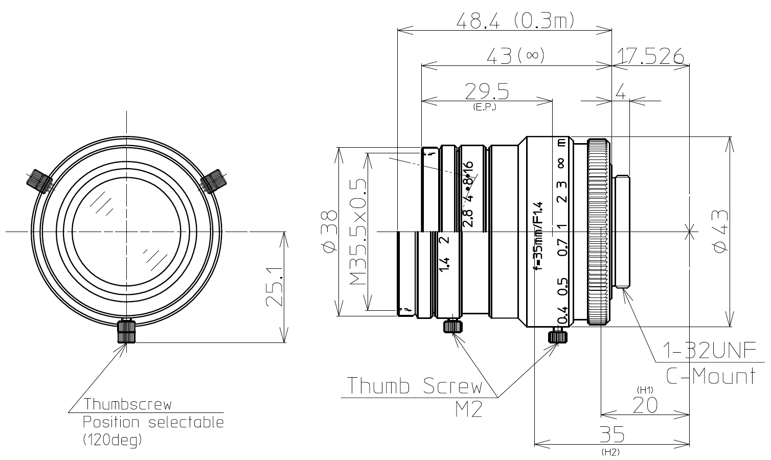 LM35HC-SW Dimensions