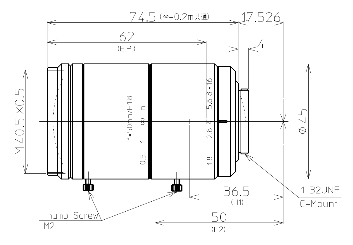 LM50FC24M Dimensions